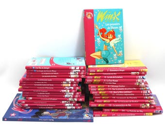 Lot 32 Books Winx Club Children Children Learning French 8-10 Years