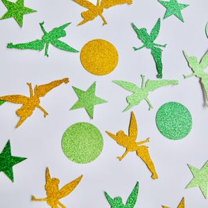 Tinkerbell Confetti | Tinkerbell Party Confetti | Tinkerbell Party Supplies | Disney Confetti | Disney Party | Peter Pan Tinkerbell Birthday