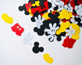 Mouse theme party confetti, Disney confetti, confetti, party decoration, party favours