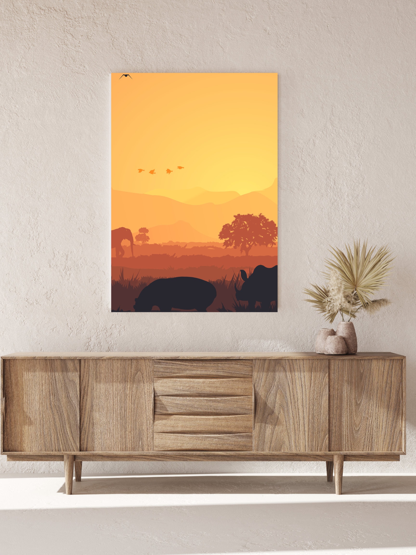 Safari Animal Wall Art Africa Safari Wall Art Modern Wall Etsy
