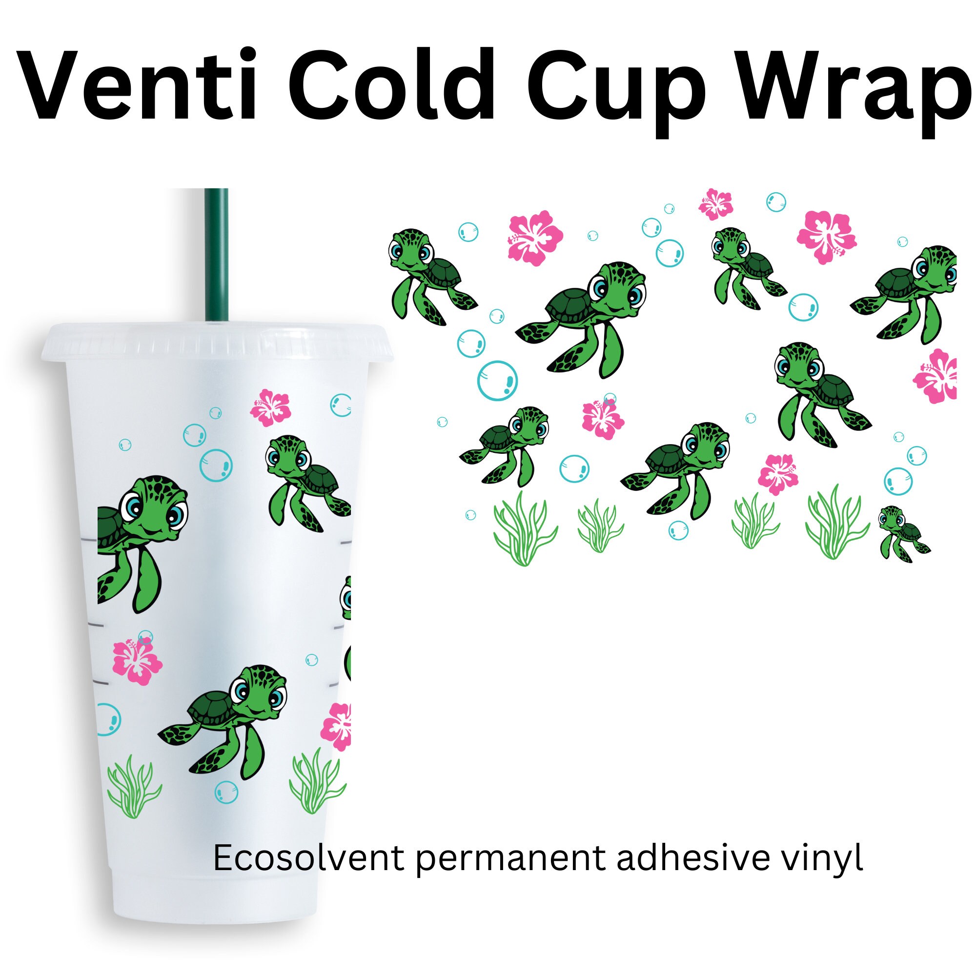 Squirt Wrap Cold Cup Wrap Ready to Use Permanent Adhesive - Etsy Ireland
