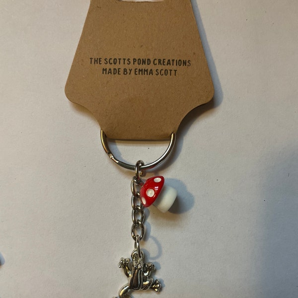 Mushroom Keychain Etsy