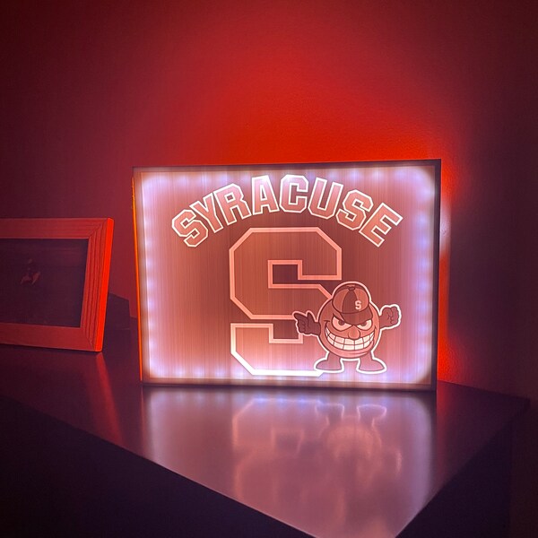 Syracuse Orange LED Wall Art | Syracuse Otto Mancave Wall Light