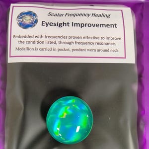 Eyesight Improvement - Scalar Energy Frequency Health Aid image 1