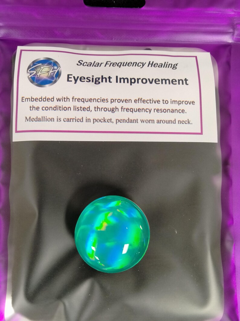 Eyesight Improvement - Scalar Energy Frequency Health Aid image 1