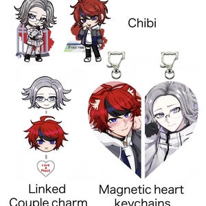 Eito Takumi Kazuki Q Hundred line & Tribe Nine Pre-orders | Acrylic Keychains