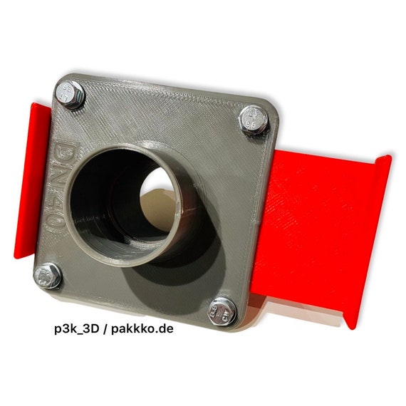 DN40 40mm Blast Gate Shutter – Slider Lock For Dust Extraction, Workshop DIY, 3D Printed