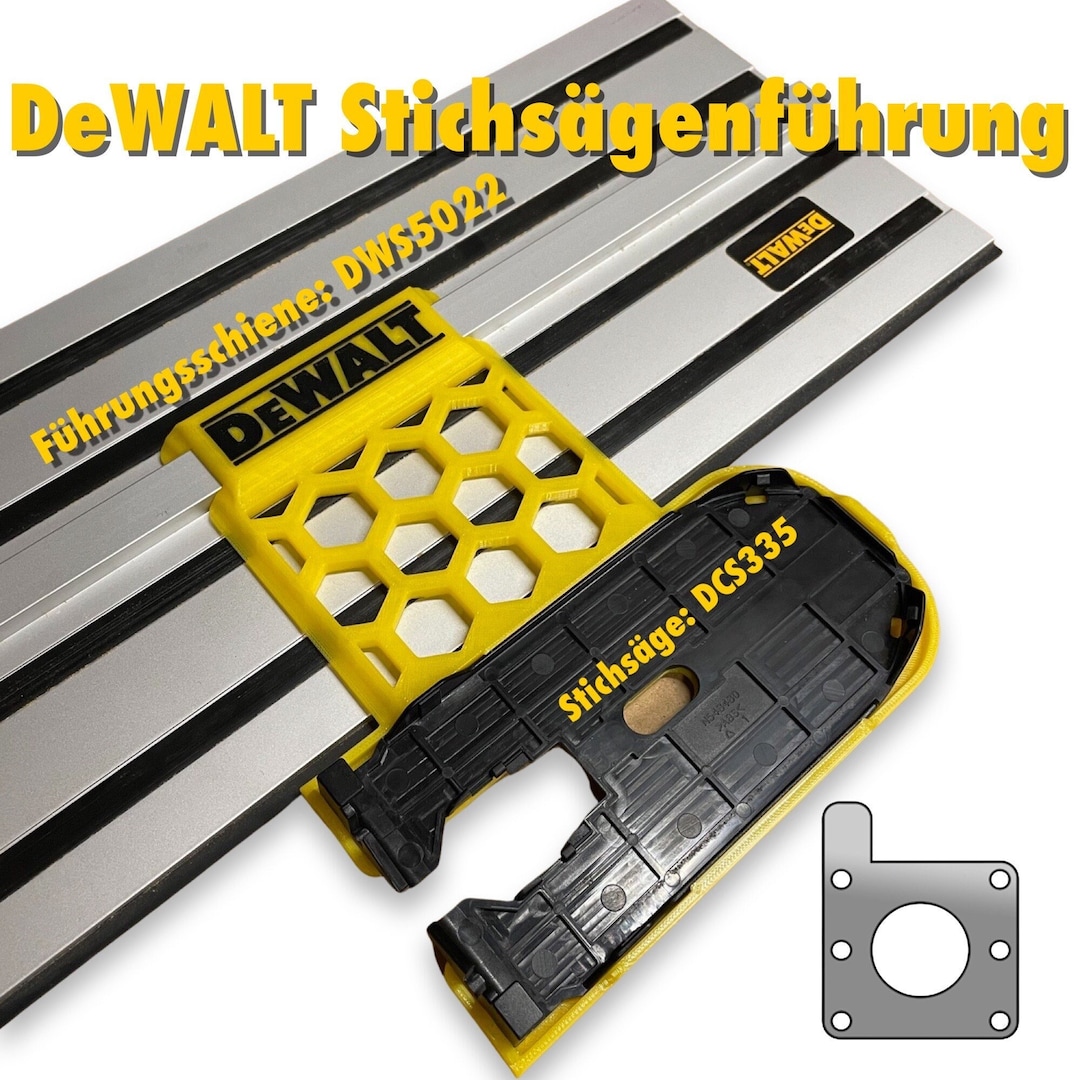Guide for Dewalt Guide Rail DWS5022 and Jigsaw DCS335 Etsy