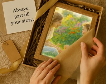 Portrait à l'aquarelle personnalisé à partir d'une photo | Téléchargement numérique | Cadeau imprimable pour les couples, les animaux de compagnie, les monuments commémoratifs ou la famille