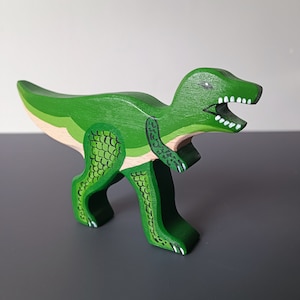 T-Rex Toy ,Wooden Dinosaur Toys , Animals Figures Set ,Handmade Toys ,Montessori Wooden Toys,  Kids Room Decor , Gift For Kids , Baby Gift