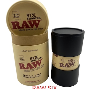Raw Six Shooter 1 1/4 Dimensioni / Riempitivo Multi Cono