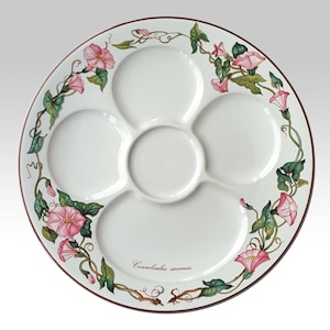 Vintage section plates Villeroy & Boch series Botanica, made in Luxembourg