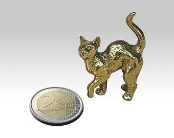 Bronze Cat Figurine