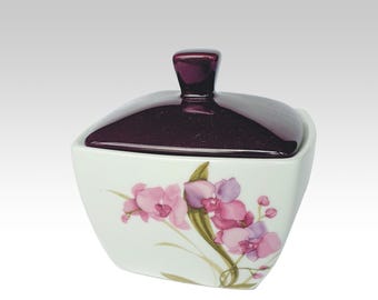 Vintage Porzellan Dose oder Zuckerdose mit Deckel