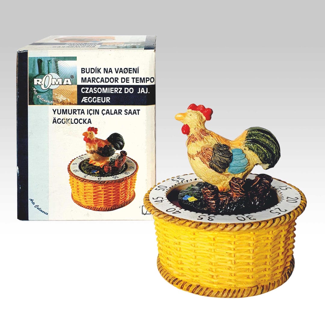 Rooster Timer Vintage Rooster Mechanical Kitchen Timer 60 Minute - Etsy Canada