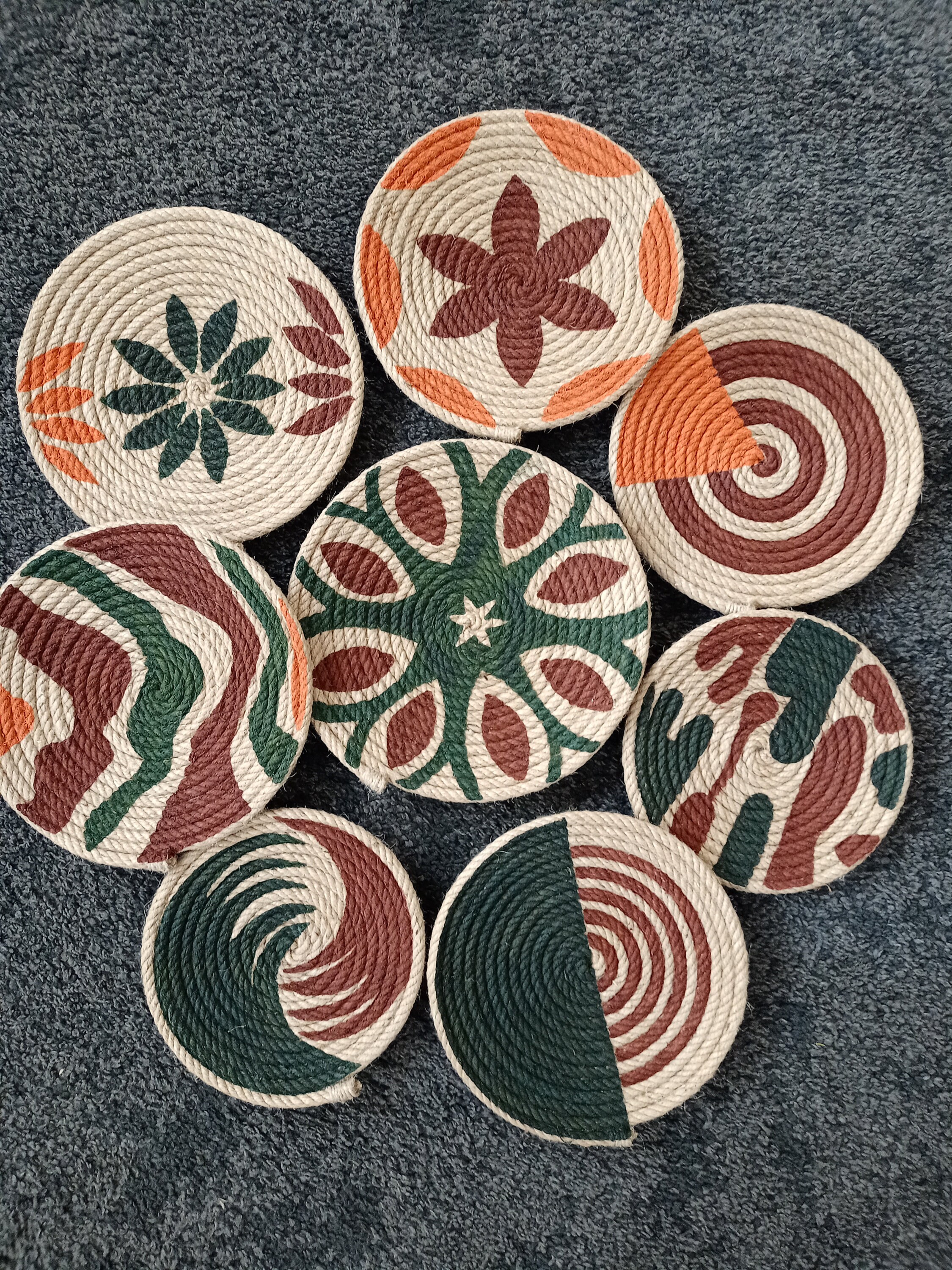 Boho Wall Basket Set of 12, Wall Basket Set of 12, Wall Basket, Wall