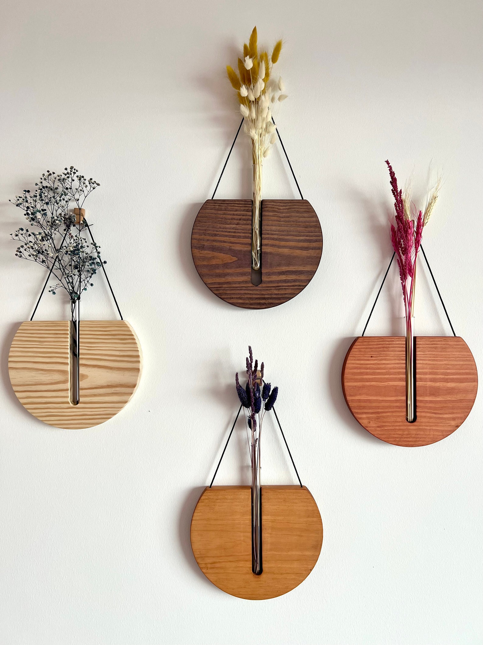 Wall Planter, Wall Vase, Wall Planter Indoor, Wall Plant Holder, Wooden