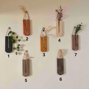 Wandpflanzer, Wanddekor, Vermehrungsstation, Wandvase, Wandpflanzer drinnen, Satz von 7 Wandpflanzenhaltern, Wandbehang, Pflanzgefäß