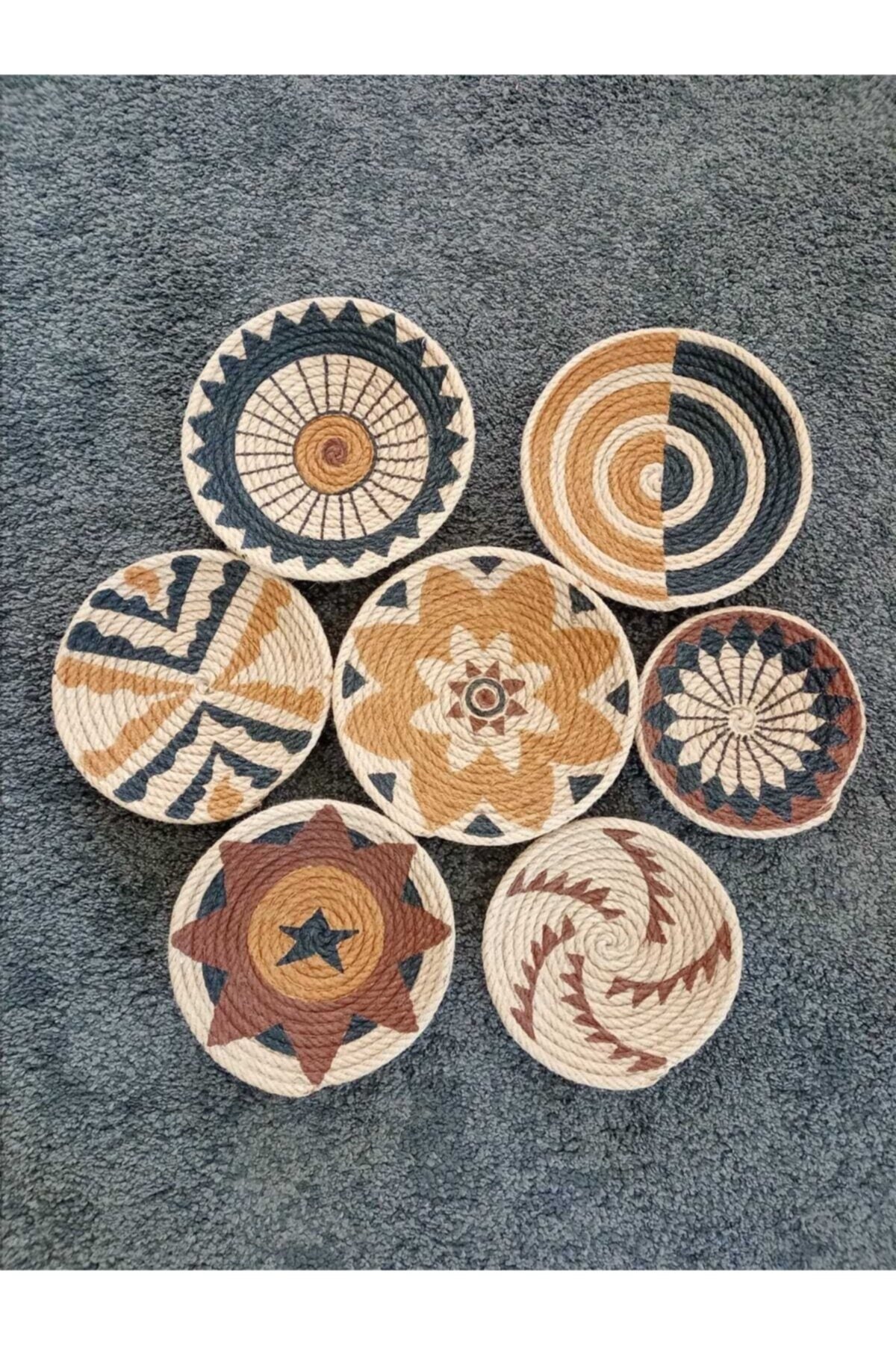 Wall Basket Decor Set of 12 Basket Wall Decor Boho Wall Etsy