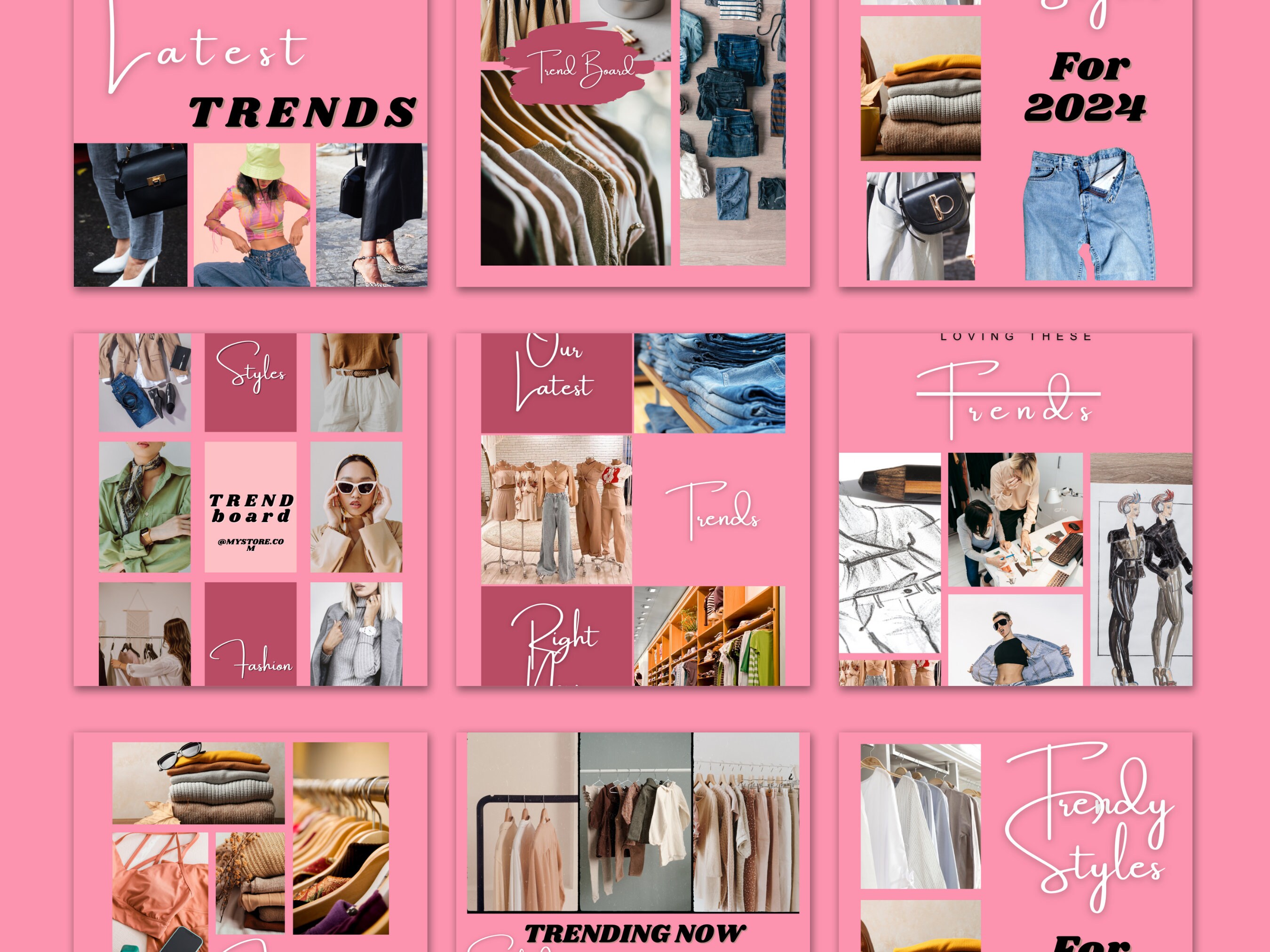 10 LTK Trending Canva Templates | Rose Pink Neutral Templates | LTK ...