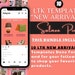 10 LTK New Arrivals Canva Templates | Salmon Pink Templates | LTK ...