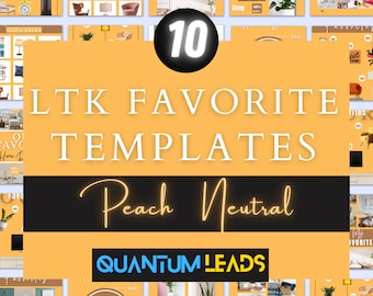 10 LTK New Arrivals Canva Templates | Salmon Pink Templates | LTK ...