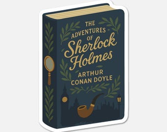 The Adventures Of Sherlock Holmes by Arthur Conan Doyle - Book Sticker