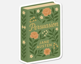 Persuasion by Jane Austen - Book Sticker
