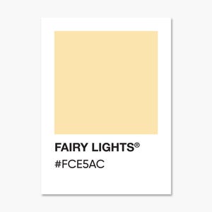 Fairy Lights - Color Palette Sticker