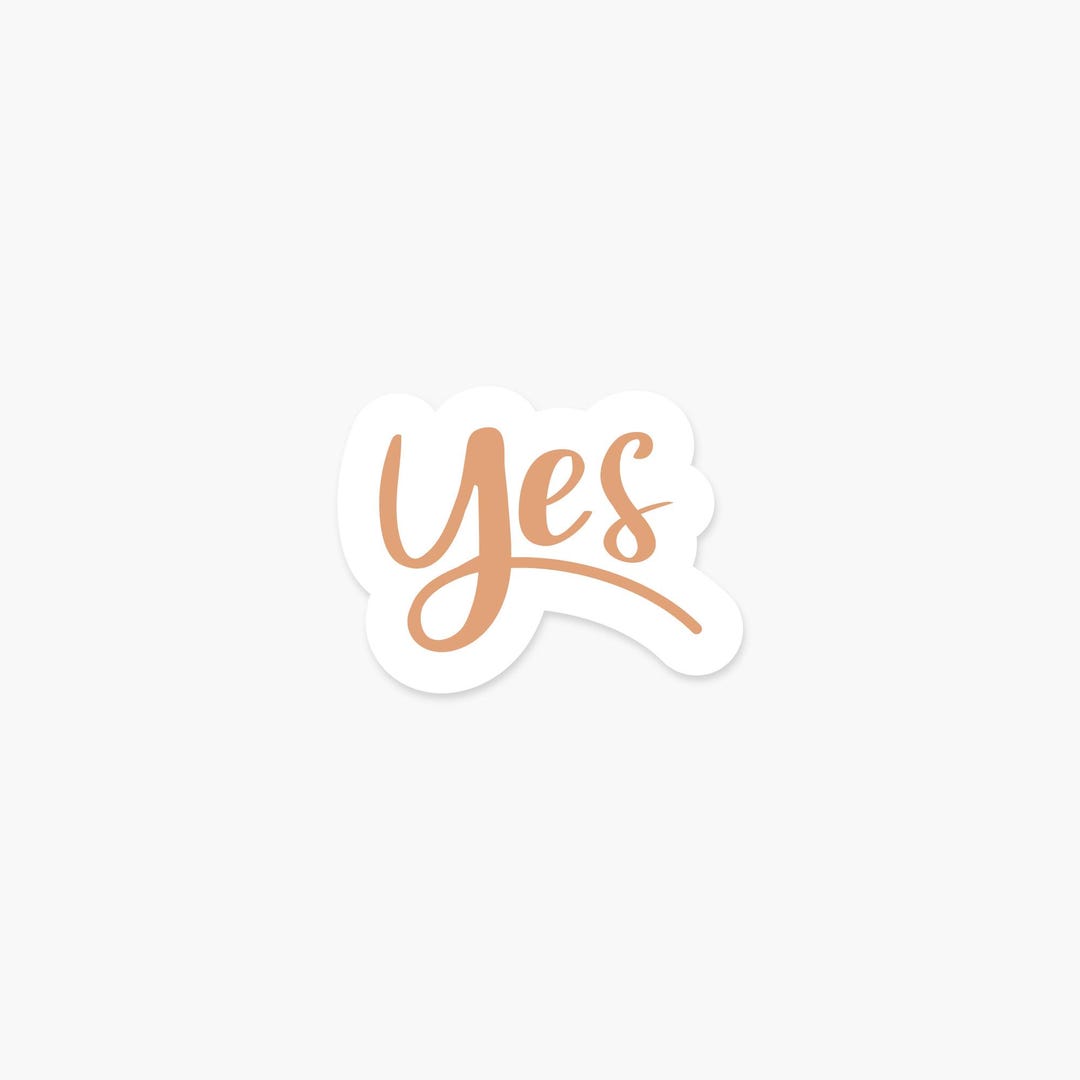 Ye Sticker Yes Sticker, Weatherproof Vinyl Decal - Etsy