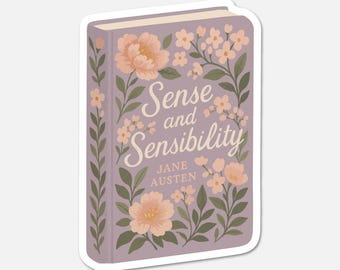 Sense And Sensibility by Jane Austen - Book Sticker