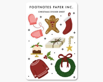 Christmas Sticker Sheet