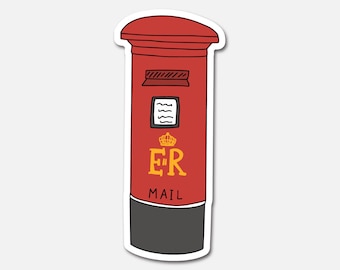 Red Mailbox London - Travel Sticker