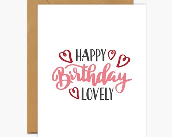 Elegant Birthday Card for Her – Brooklyn Made