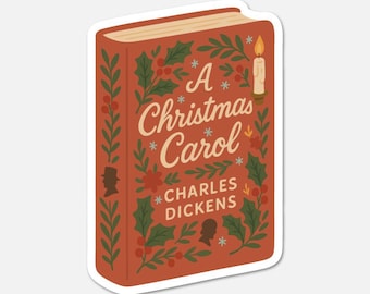 A Christmas Carol by Charles Dickens - Book Sticker