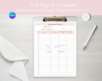 Sign up Sheet - Etsy