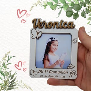 Communion Frame, Communion Gifts, Communion Gifts, Communion Souvenir, Photo Frame Magnet, Wooden Photo Frame, Economic gift