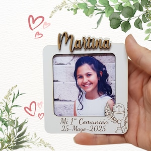 Communion Frame, Communion Gifts, Communion Gifts, Communion Souvenir, Photo Frame Magnet, Wooden Photo Frame, Economic gift