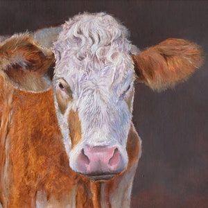 Cow. A4 Giclee art print