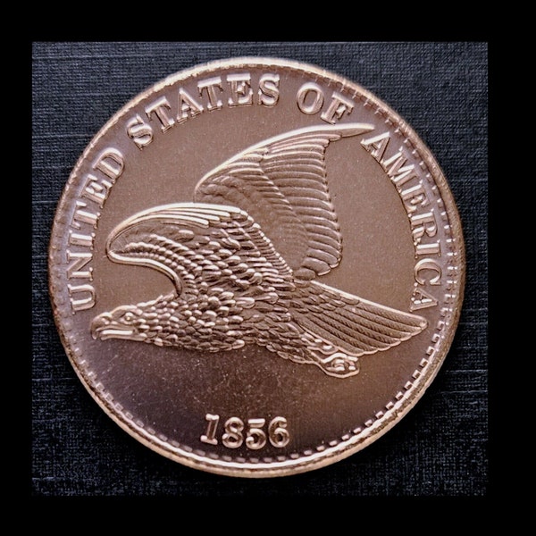 1856 Flying Eagle - One Cent - 1oz. Pure Copper Bullion Round!!