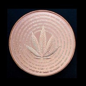 Marijuana Coin - Etsy