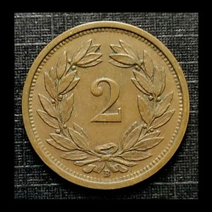 Switzerland - 1934B Two Rappen EF - Extra FIne!!