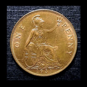 Grande-Bretagne 1931 Penny Environ Neuf 55 !