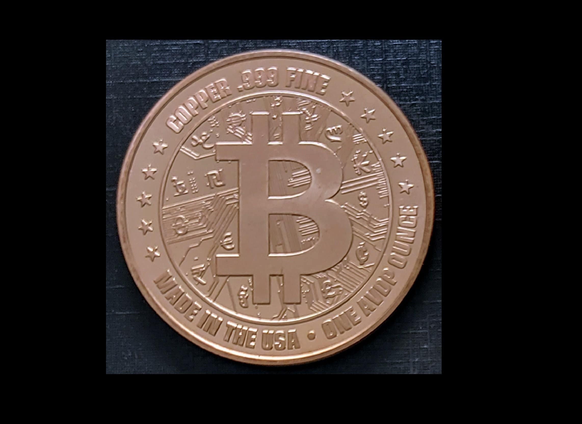 Copper Bitcoin Ounce - Etsy