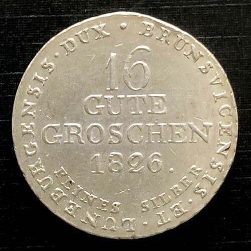 Germany - Hannover 1826 - 16 Groshen AU hotsell (INV0918)