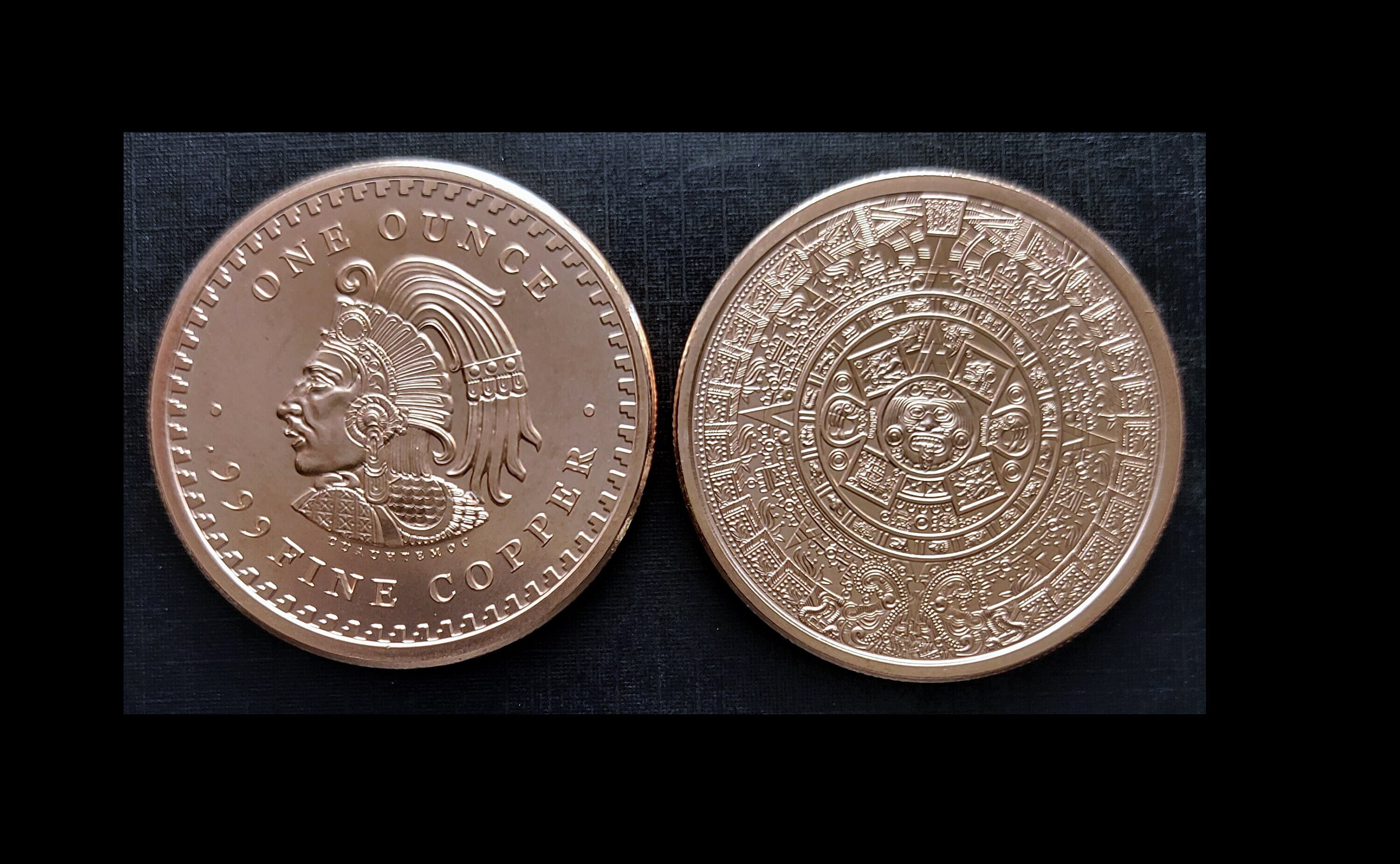 Aztec Calendar Coin - Etsy