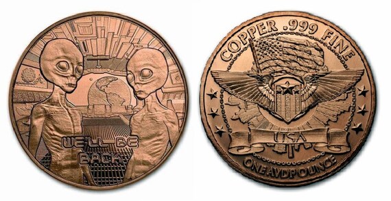 UFOシリーズ 1オンス 銅貨 33種 コンプリート UFOシリーズ 1オンス