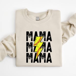 Softball Mama Sweatshirt, Mother&#39;s Day Softball Shirt, Softball Sweatshirt, Game Day Shirt, Softball Season Shirt, Softball Mom Sweatshirt