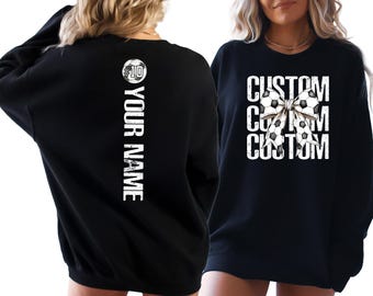 Personalized Game Day Soccer Sweatshirt, Game Day Gift For Soccer, Custom Soccer Game Day Shirt, Soccer Season Sweatshirt, Game Day Gift