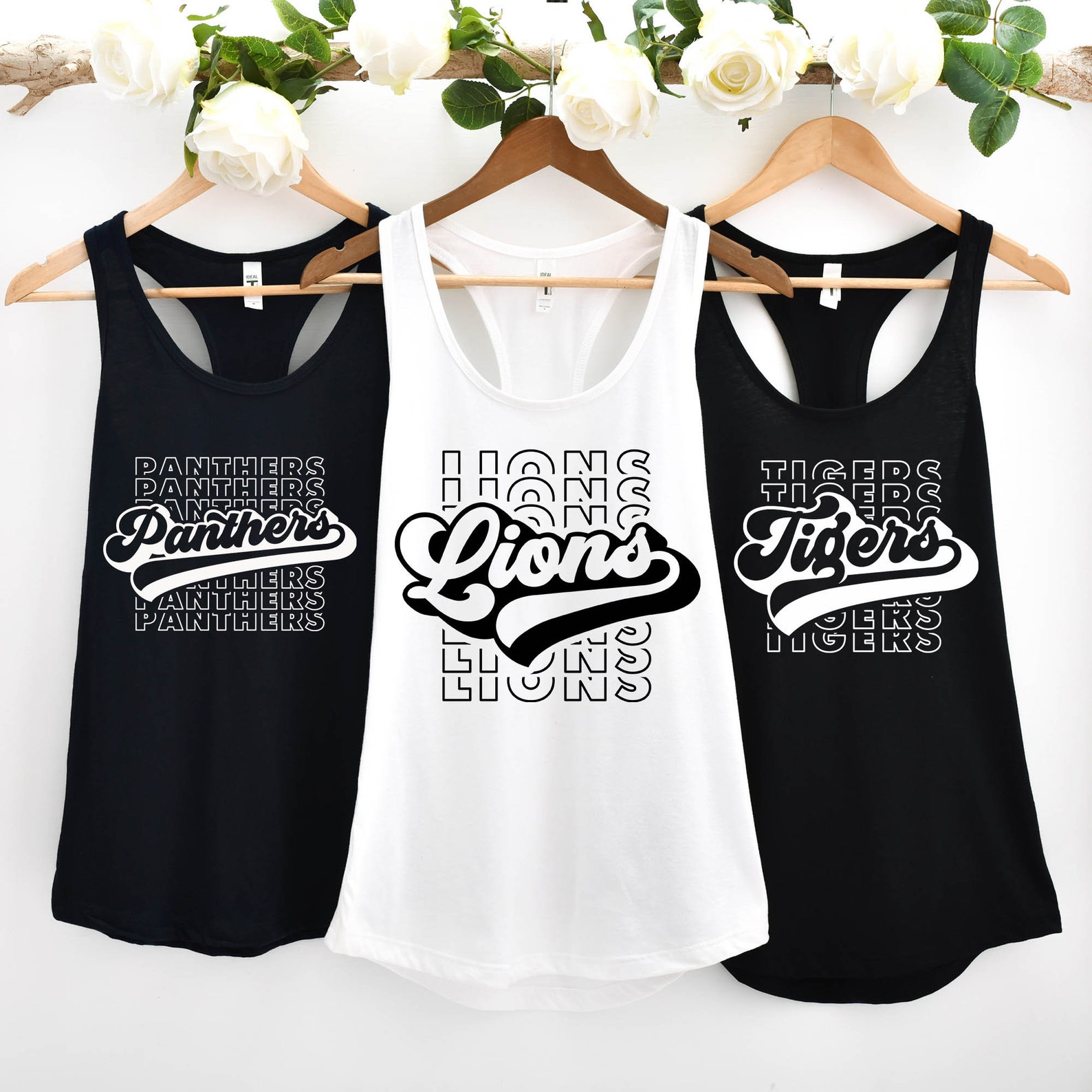 Football Teams Tank Top, Game Day, Mascot Team Tank Top, Your Team Tank ...